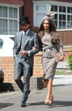 MEGAN MCKENNA Heading to Ascot Races for Ladies Day 06/16/2016