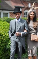 MEGAN MCKENNA Heading to Ascot Races for Ladies Day 06/16/2016