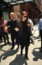 MEGHAN TRAINOR Leaves Her Hotel in New York 06/26/2016