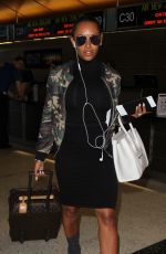 MELANIE BROWN at LAX Airport in Los Angeles 06/16/2016