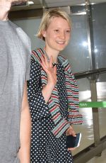MIA WASIKOWSKA at Narita International Airport in Tokyo 06/19/16