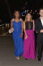 MICHELLE HEATON and KELLI YOUNG Leaves Waldorf Charity Ball in London 06/09/2016