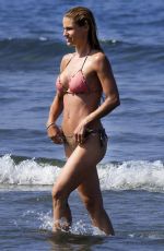 MICHELLE HUNZIKER in Bikini at a Beach in Forte Del Marmi 06/24/2016
