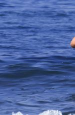 MICHELLE HUNZIKER in Bikini at a Beach in Forte Del Marmi 06/24/2016
