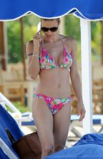 MICHELLE HUNZIKER in Bikini at the Beach in Forte Dei Marmi 06/05/2016