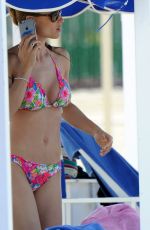 MICHELLE HUNZIKER in Bikini at the Beach in Forte Dei Marmi 06/05/2016