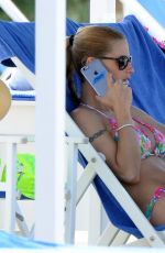 MICHELLE HUNZIKER in Bikini at the Beach in Forte Dei Marmi 06/05/2016