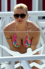 MICHELLE HUNZIKER in Bikini at the Beach in Forte Dei Marmi 06/05/2016