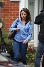 MICHELLE KEEGAN on the Set of 