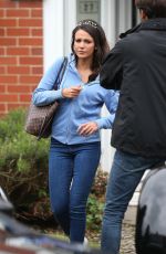 MICHELLE KEEGAN on the Set of 