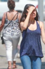 MILA KUNIS Out and About in Los Angeles 06/21/2016