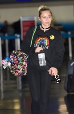 MILEY CYRUS at JFK AIRPORT in New York 06/11/2016