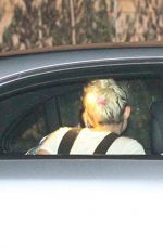 MILEY CYRUS Leaves Soho House in Malibu 06/02/2016