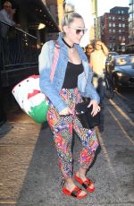 MILEY CYRUS Out and About in New York 06/14/2016