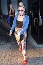 MILEY CYRUS Out and About in New York 06/14/2016
