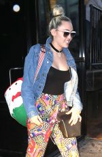 MILEY CYRUS Out and About in New York 06/14/2016