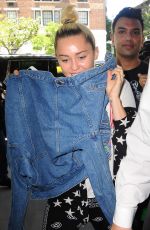 MILEY CYRUS Out in New York 06/14/2016