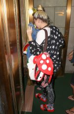 MILEY CYRUS Out in New York 06/14/2016