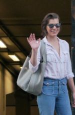 MILLA JOVOVICH at Borchardt Restaurant in Berlin 06/27/2016