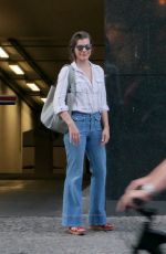 MILLA JOVOVICH at Borchardt Restaurant in Berlin 06/27/2016