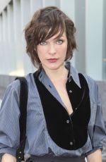 MILLA JOVOVICH at Prada Dinner and Presentation in Milan 06/19/2016