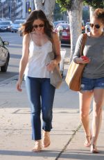 MINKA KELLY Out and About in West Hollywood 06/23/2016