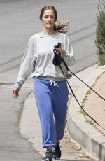 MINKA KELLY Out with Her Dogs in Los Angeles 06/06/2016