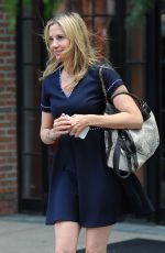 MIRA SORVINO Out and About in New York 06/07/2016