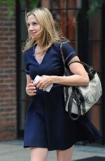 MIRA SORVINO Out and About in New York 06/07/2016