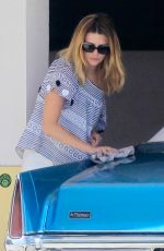 MISCHA BARTON Out and Aboot in Beverly Hills 06/24/2016