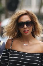 MYLEENE KLASS Arrives at Global Radio Studios in London 06/21/2016