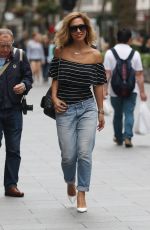MYLEENE KLASS Arrives at Global Radio Studios in London 06/21/2016