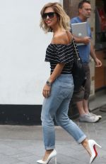 MYLEENE KLASS Arrives at Global Radio Studios in London 06/21/2016