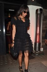 NAOMI CAMPBELL Night Out in London 06/24/2016