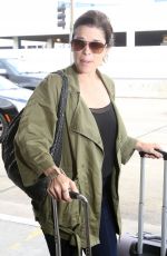 NEVE CAMPBELL at LAX Airport in Los Angeles 06/15/2016