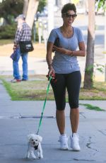 NICOLE MURPHY Out with Her Dog in Beverly Hills 06/24/2016