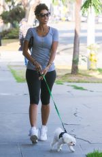 NICOLE MURPHY Out with Her Dog in Beverly Hills 06/24/2016