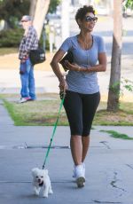 NICOLE MURPHY Out with Her Dog in Beverly Hills 06/24/2016