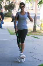 NICOLE MURPHY Out with Her Dog in Beverly Hills 06/24/2016