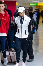 NICOLE SCHERZINGER at Heathrow Airport in London 06/08/2016