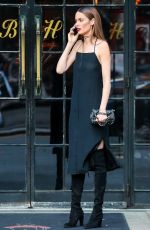NICOLE TRUNFIO Out anf About in New York City 06/07/2016