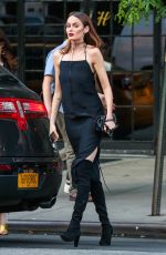 NICOLE TRUNFIO Out anf About in New York City 06/07/2016