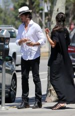 NIKKI REED and Ian Somerhalder Out in Woodland Hills 06/24/2016