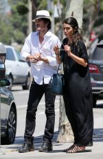 NIKKI REED and Ian Somerhalder Out in Woodland Hills 06/24/2016