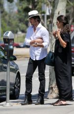 NIKKI REED and Ian Somerhalder Out in Woodland Hills 06/24/2016
