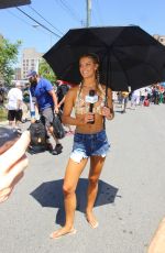 NINA AGDAL at 34th Annual Mermaid Parade in Coney Island 06/18/2016