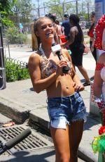 NINA AGDAL at 34th Annual Mermaid Parade in Coney Island 06/18/2016