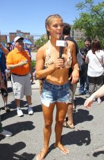NINA AGDAL at 34th Annual Mermaid Parade in Coney Island 06/18/2016