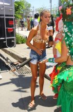 NINA AGDAL at 34th Annual Mermaid Parade in Coney Island 06/18/2016