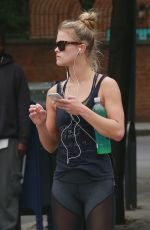 NINA AGDAL Out and About in New York 06/13/2016